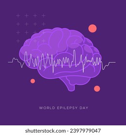 Epilepsy - A Neurological Condition - Stock Illustration as EPS 10 File