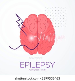 Epilepsy - A Neurological Condition - Stock Illustration as EPS 10 File