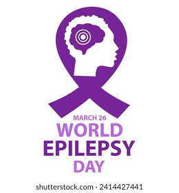 Epilepsy woman.Epilepsy brain.Focal seizures.Silhouette of man head.The girl mental health.Isolated on white background.Vector flat illustration.Neurological condition.
