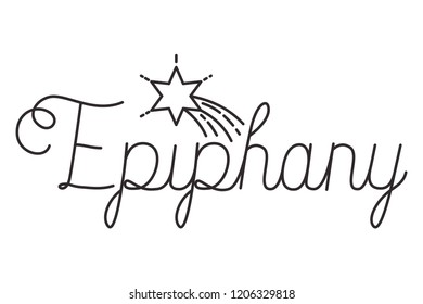 epiphany celebration calligraphy message