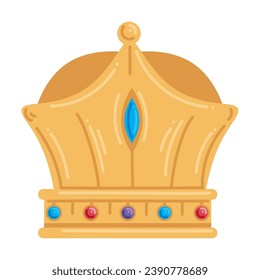 epiphany golden crown style illustration