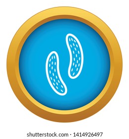 Epithelial cell icon blue vector isolated on white background for any design