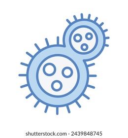 Epithelzellensymbol Editierbare Stock Vektor-Illustration