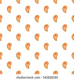 Epithelial cell pattern. Cartoon illustration of epithelial cell vector pattern for web