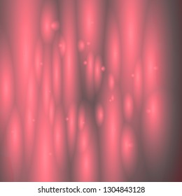 Epithelial pink background. Stock vector illustration of magnified skin cells, human tissue. Medicine and biology collection