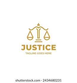 Epitomizes simplicity, balance, and integrity in its design. Composed of clean lines and subtle elements, this emblem embodies the essence of justice with a contemporary twist.