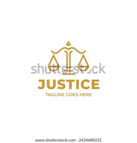 Epitomizes simplicity, balance, and integrity in its design. Composed of clean lines and subtle elements, this emblem embodies the essence of justice with a contemporary twist.