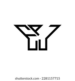 EPJ letter logo creative design with vector graphic, EPJ simple and modern logo.