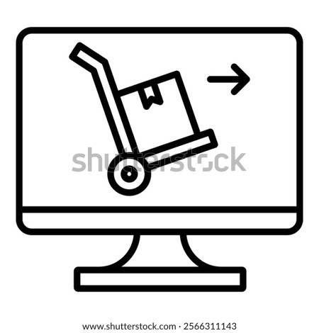 E-Procurement Icon Element For Design
