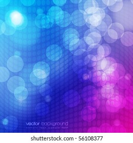 EPS 10 Colorful bokeh abstract light background - Vector illustration