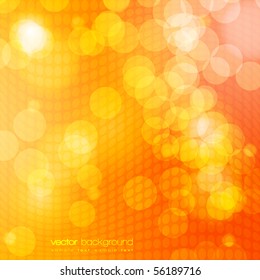 EPS 10 Colorful bokeh abstract light background - Vector illustration