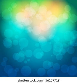 EPS 10 Colorful bokeh abstract light background - Vector illustration