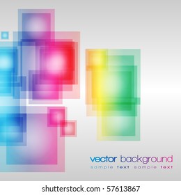 EPS 10 colorful squares vector background