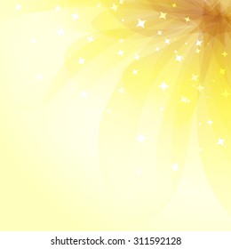 EPS 10. Contains transparent objects. Vector background with pastel flowers