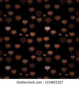EPS 10 file. Vector. Seamless. Typography lettering poster. For greeting cards, Valentines Day, Mothers Day, Woman':s Day, wedding cards on black, brown and neutral colors. Hand drawn colorful.