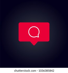 EPS 10. Follower notification. Social media icon user. User button, symbol, sign. 