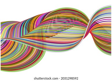 Fondo de patrón abstracto de color de alta resolución de la ilustración EPS 10.
