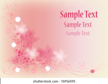 eps 10. romantic vector with space for text