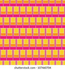 EPS 10: Seamless pattern of colorful rectangular shape tiles fun repeat wallpaper pattern