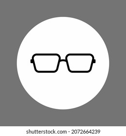 EPS 10 stylish vector sunglasses on gray background