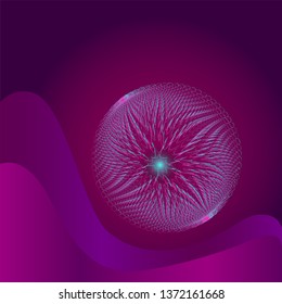 EPS 10 vector. Abstract purple background.