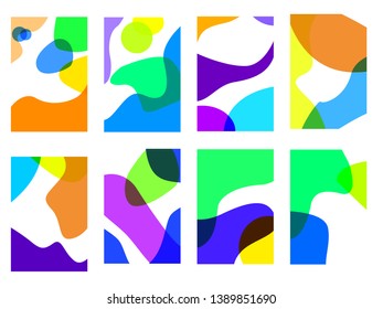 EPS 10 vector. Abstract trendy background. Futuristic backdrop.