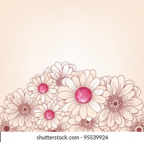 EPS 10 vector - artistic floral background with space for text