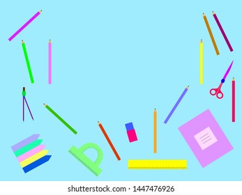 EPS 10 vector. Back to school concept.