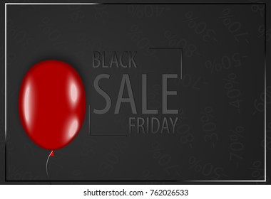 eps 10 vector Black Friday A4 sale promotional banner. Annual Thanksgiving holiday shopping sale event. Discount advertising poster, brochure, flier, cover, editable layout for web, print, design