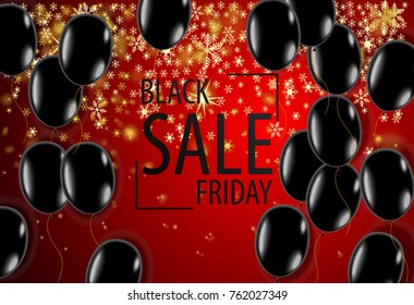 eps 10 vector Black Friday A4 sale promotional banner. Annual Thanksgiving holiday shopping sale event. Discount advertising poster, brochure, flier, cover, editable layout for web, print, design