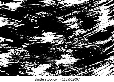 EPS 10 vector. Brush stroke black drawing. Good template.