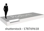 EPS 10 Vector. Business man in suit and tie silhouette.