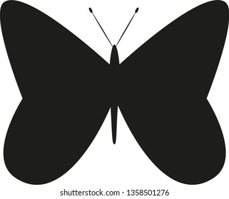 EPS 10 vector. A butterfly icon.