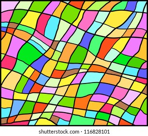 Eps 10 vector colorful contrast vitrage background