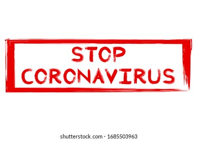 EPS10-Vektorillustration. Konzept des Ausbruchs von Coronavirus. Beenden Sie die Ausbreitung des Virus durch Quarantäne.