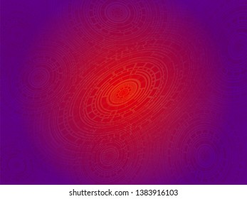 EPS 10 vector. Digital data background. Futuristic backdrop.