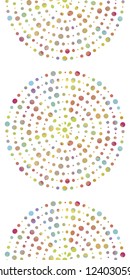 EPS 10 vector file. Colorful floral vertical seamless pattern over white background. Raster version available in my portfolio