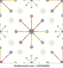 EPS 10 vector file. Colorful floral seamless over white background. Raster version available in my portfolio