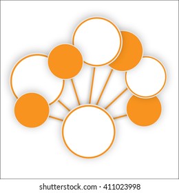 Eps 10 vector file Infographic design on the white background. 
