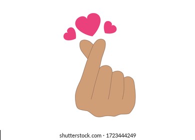 Finger Heart: Imágenes, fotos de stock y vectores | Shutterstock