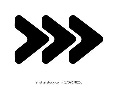 EPS 10 vector. A flat arrow vector icon. Good for projects.