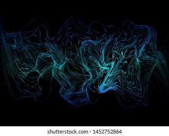EPS 10 vector. Futuristic colorful background. Backdrop with lines and waves.