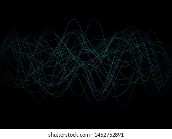 EPS 10 vector. Futuristic colorful background. Backdrop with lines and waves.
