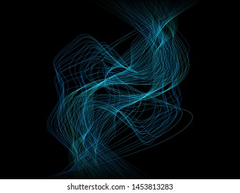 EPS 10 vector. Futuristic colorful background. Backdrop with lines and waves.