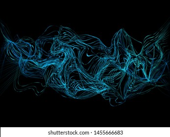 EPS 10 vector. Futuristic colorful background. Backdrop with lines and waves.