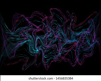EPS 10 vector. Futuristic colorful background. Backdrop with lines and waves.
