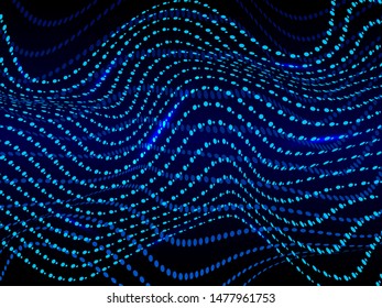 EPS 10 vector. Futuristic colorful background. Backdrop with lines and waves.