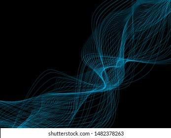 EPS 10 vector. Futuristic colorful background. Backdrop with lines and waves.
