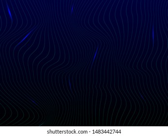 EPS 10 vector. Futuristic colorful background. Backdrop with lines and waves.