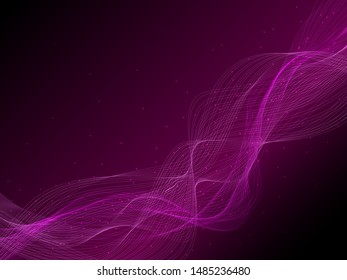 EPS 10 vector. Futuristic colorful background. Backdrop with lines and waves.